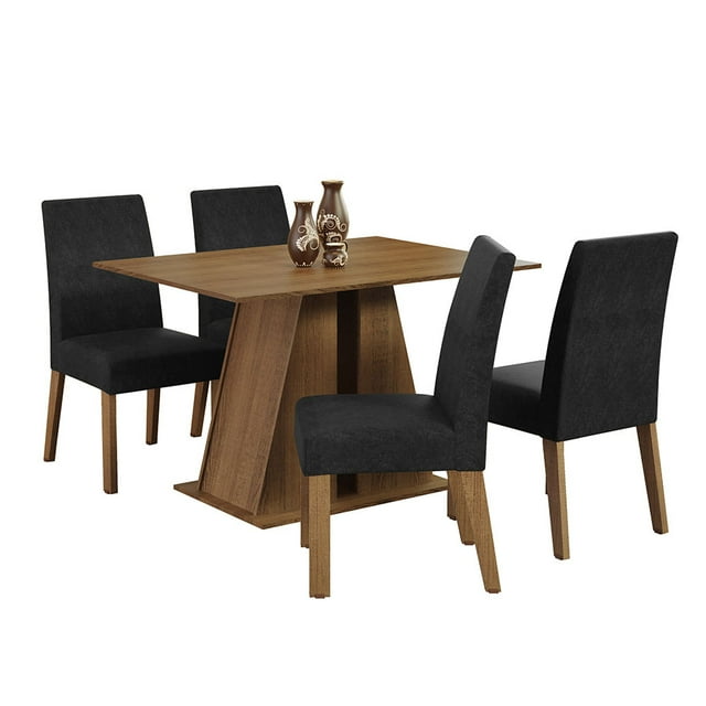 Juego de Comedor Madesa Oxford Agnes MN Mesa y 4 Sillas
