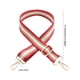 thumbnail image 4 of Bolso bandolera ancho con correa de 1,50 pulgadas ajustable para mujer Bolso de lona rojo, 4 of 7