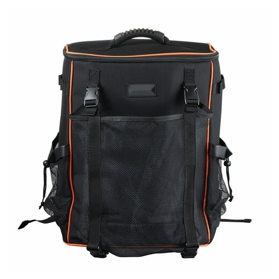 Welding Backpack 35.6L Welder Tool Bag, 600D Polyester with Helmet Holder & Insulated Cooler Pocket, Heavy Duty Work Backpack for Welding Gear