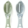 thumbnail image 2 of Scraping & Cleaning Peeler, ABS Plastic Ergonomic Design for Restaurant Home Fish Scale Remover with Scales Collector (2PCS), 2 of 8