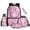 Axolotl Cherry Blossom, variant on Blue Sea Turtle 5Pcs School Backpack Set with Portable Lunch Bag Multifunctional Pencil Case Water Bottle Bag Carrier Lanyard Keychain for Elementary Middle School