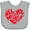 AC-Heather Grey, variant on Inktastic All You Need is Love Red Heart Shape Boys or Girls Baby Bib