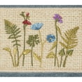 thumbnail image 3 of Authentic Hotel and Spa  Teal Blue Turkish Cotton Wildflowers Embroidered 4 piece Towel Set, 3 of 3