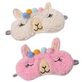 thumbnail image 3 of MasteelfCA 2Pcs Plush Eye Covers Eye Protection Masks Sleeping Eye Shades Plush Eye Protectors Plush Eye Masks, 3 of 7