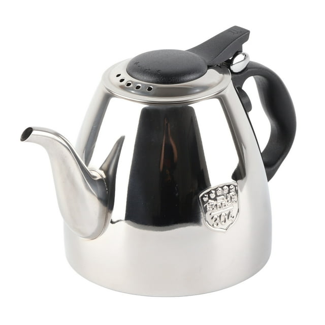 Stainless Steel Tea Kettle, 1.5L Capacity, Strong Base, Heat resistant Handle, Kettle for Tea Coffee for All Stove Top Types