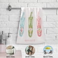 thumbnail image 5 of Easter Day Gnomes Hand Towels, Blue Green Pink Kitchen Towel Ultra Soft and Absorbent,Decorative Fingertip Face Towel for Bathroom Hotel, 2 PCS, 28.3"x 14.4", 5 of 5