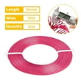 thumbnail image 7 of 2 Rolls 32 Feet Flat Aluminum Wire 3mm Wide Jewelry Craft Wire Bezel Wire 18 Gauge for Sculpting, Armature, Jewelry Making - Camellia, 7 of 7