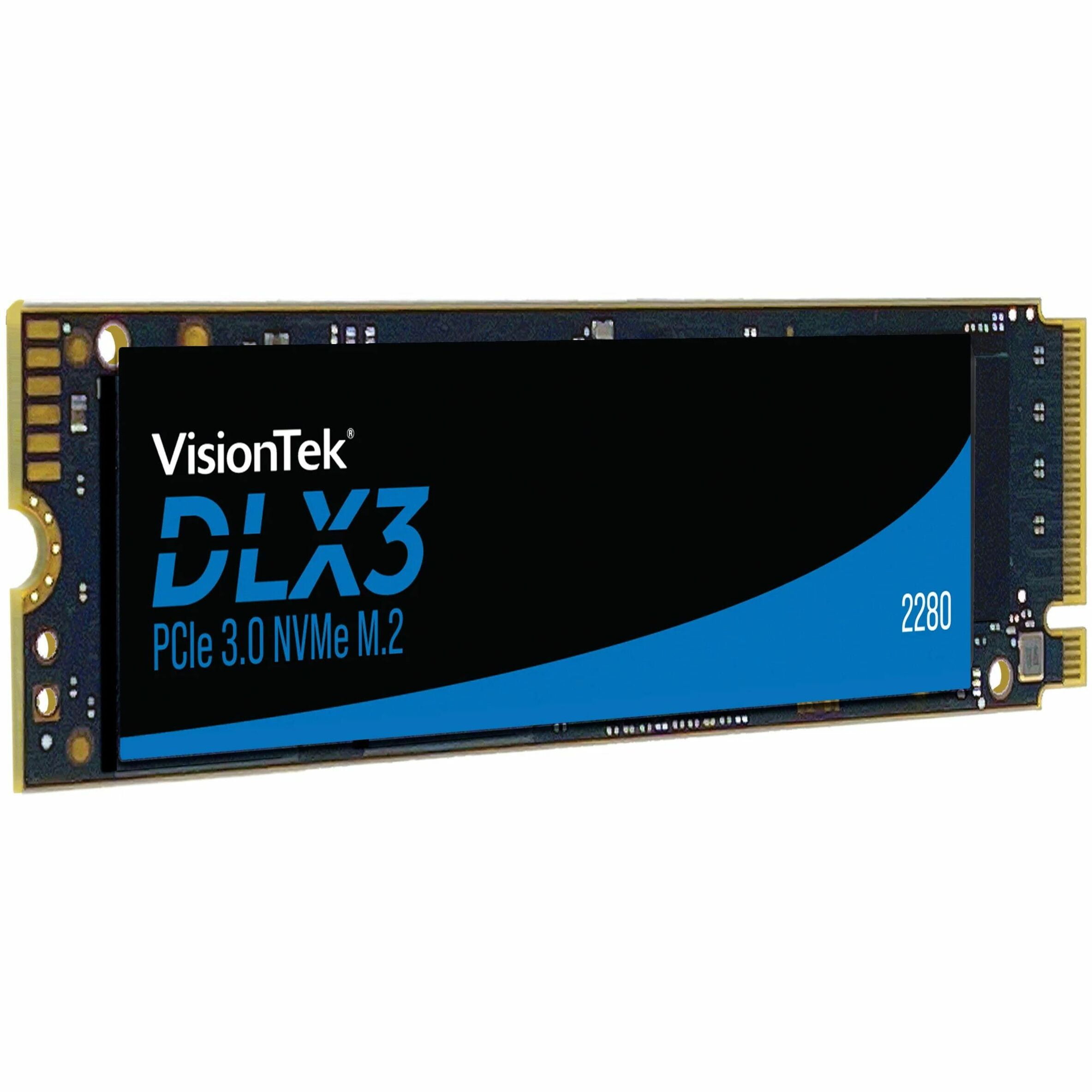 VisionTek DLX3 512 GB Solid State Drive - M.2 2280 Internal - PCI Express NVMe (PCI Express NVMe 3.0 x4)