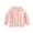 Pink, variant on Rggeeun Toddler Girls Sweaters Handmade 3D Floral Detail Knit Cardigan Round Neck Long Sleeve Soft Thermal Pullover For Baby And Kids Youthful Tops,Beige,100