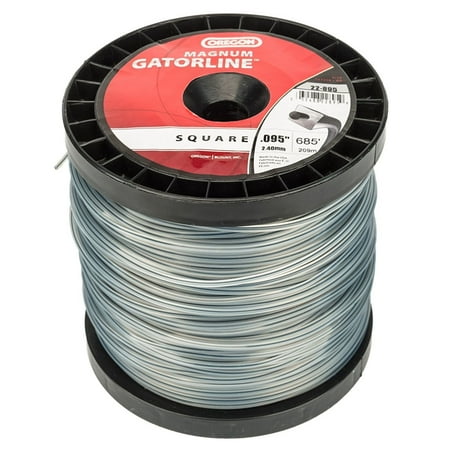 Oregon 22-895 Magnum Gatorline 3 lb 681 x 0.095 Gauge Square String Spool