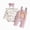 H233-Light Purple, variant on masbird Infant Baby Girl Clothes Long Sleeve Ruffle Romper Pants Headband Set 3Pcs Newborn Fall Winter Outfits,Light Purple,3-6 M