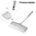 thumbnail image 4 of 304 Stainless Steel Extra Wide Fish Spatulas Steak Shovel Fish Turner Slotted Beveled Kitchen Cooking Utensils, 4 of 9
