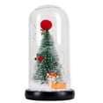 thumbnail image 3 of Ventana De Cedro Adornos De Cubierta De Vidrio Led Adornos De Navidad Regalo De Navidad Para Novia Y Amante Methold HA043967-02, 3 of 6
