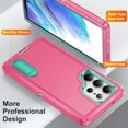 thumbnail image 5 of TECH CIRCLE for Samsung Galaxy S26+ 3-Layer PC+TPU+PC Case with KickStand Slim Heavy Duty Rugged Shock-Absorbent Tough Durable Cover,C, 5 of 8