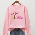 thumbnail image 4 of Moda mujer casual manga larga o-cuello impreso damas sudaderas tops Pompotops gfhjh1996, 4 of 5