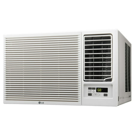 LG LW1216HR 12,000 BTU 230V Window-Mounted Air Conditioner with 11,200 BTU Supplemental Heat (Best 12000 Btu Window Air Conditioner)