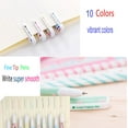thumbnail image 3 of HUGFEGWE 60 Pcs Stylos Mignons Journal Planificateur Stylos 10 Couleurs Bonbon Encre Gel Colorée Ensemble Stylos à Pointe Fine pour Journaling, Dessin, Bricolage et Prise de Notes (60 Stylos Assortis (10 Couleurs)), 3 of 8