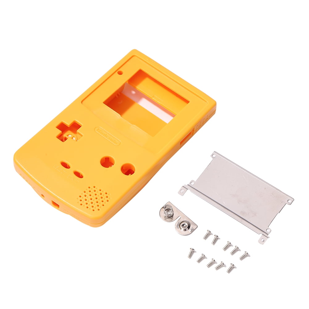 Game Console Shell Housing Case for Gameboy Color GBC w/Buttons (Orange