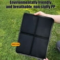 thumbnail image 4 of Portable Foam Seat Cushion - Waterproof Stadium Seat Pad - Foldable Outdoor Cushion for Camping, Hiking, and Bleachers ( Black ), 4 of 6