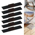 Finger Cots 6PCS Chair Foot Pad With Hook And Loop Fasteners Wraparound