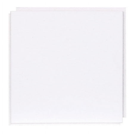 32/Pk Usg White Acoustic Square Tongue & Groove Wood Fiber Ceiling Tile 12"X12"