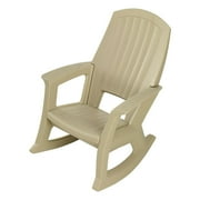 Semco Plastics Rockaway Heavy Duty Resin All-Weather Outdoor Rocking Chair