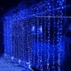 thumbnail image 3 of Luces de carámbanos navideñas para exteriores, luces LED de carámbanos de 30 m, luces de cortina de ventana impermeables, luces de carámbanos centelleantes navideñas, 3 of 5