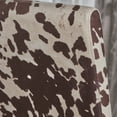 thumbnail image 5 of GDF Studio Thurber Contemporary Upholstered Dining Chairs, Set of 2, Brown and White Cow Pattern Velvet and Espresso, 5 of 12