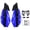 Blue, variant on NFTIGB Motorcycle Hand Guard 7/8in 22mm ABS Fall Resistant Protector Universal Green