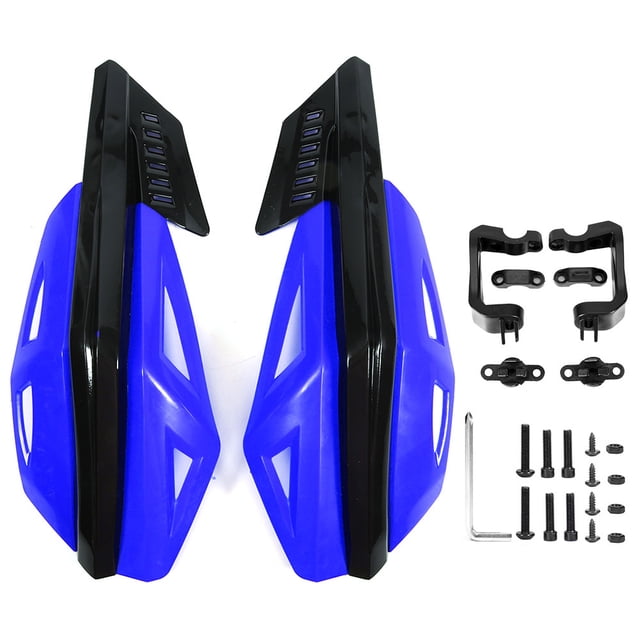 Motorcycle Hand Guard 7/8in 22mm ABS Fall Resistant Protector Universal for Motorcycle Electric Bike ScooterBlue