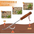 thumbnail image 3 of shiyou-Weed Puller Tool – Lightweight, Durable, Easy Weed & Root Removal with V-Shaped Forks-Garden Tool(13.58In*1.13In), 3 of 4