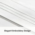 thumbnail image 6 of ClevaHome Sheet Set Twin Size, 3-Piece Bedding, Lightweight & Super Soft Easy Care Microfiber– Shrinkage & Fade Resistant Bedding Set with 14'' Deep Pockets (Pearl White), 6 of 9