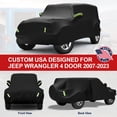 thumbnail image 7 of Yiyasu Outdoor UV Protection Inner Lining Full Car Cover for Jeep Wrangler DustProof, 7 of 7