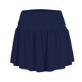 thumbnail image 5 of Huresd Pleated Tennis Skirts for Women High Waisted Golf Skorts Tummy Control Skirts with Shorts Pockets Lightweight Dark Blue L, 5 of 7
