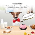thumbnail image 4 of Interactive Toys Multicolored Workmanship Puppy Accessories Dinner Bell Compact Size Intellectual Toy Footprint Ring No Burrs Blue/Yellow, 4 of 9