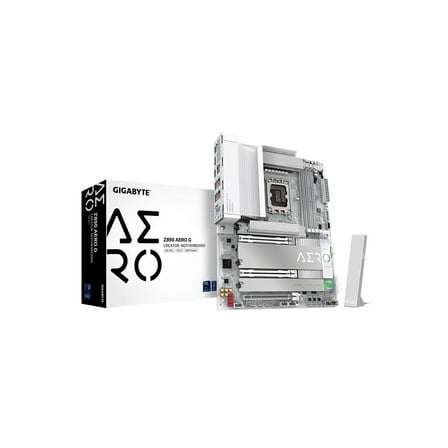 GIGABYTE Z890 AERO G Ultra Core (Series 2) LGA 1851, ATX, DDR5, 5xM.2, PCIe 5.0, Thunderbolt 4, WIFI7, Dual 2.5Gbe LAN, EZ-Latch