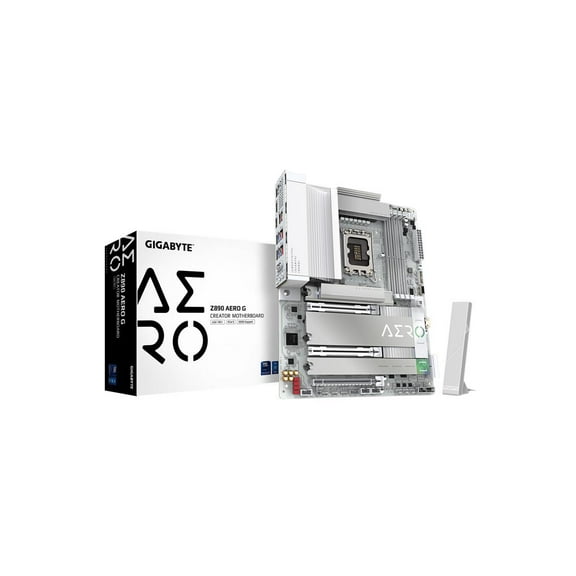 GIGABYTE Z890 AERO G Ultra Core (Series 2) LGA 1851, ATX, DDR5, 5xM.2, PCIe 5.0, Thunderbolt 4, WIFI7, Dual 2.5Gbe LAN, EZ-Latch
