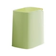 thumbnail image 3 of Kitchen Trash Can, Step-On Garbage Can with Lid, Tall Kitchen & Bathroom Trash Can, Small Office Waste Bin, Green - Xuniizn, 3 of 7
