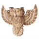 thumbnail image 4 of Búho de Madera, Colgador de Pared de Animales de Madera, Decoraciones para el Hogar, Decoración de Pared de Madera, Adorno de Búho, Decoración Rústica de Pared de Búho, 4 of 5