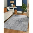 thumbnail image 2 of Linon Motif Imprimé Faux Lapin Domo Polyester Tapis de Zone 5'x7' en Ivoire, 2 of 8