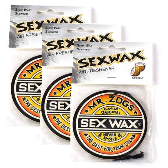 Air Freshener Sex Wax Coconut, paquete de 3 unidades, 3 diámetros