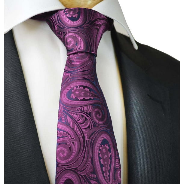 Hot Pink Classic Paisley Men's Ties - Walmart.com