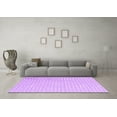 thumbnail image 3 of Ahgly Company Indoor Rectangle Solid Purple Modern Area Rugs, 7' x 10', 3 of 4