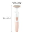 thumbnail image 2 of Tondeuse Électrique pour Bikini, Rasoir à Cheveux Portatif à Batterie pour les Jambes, Rasoir pour Aisselles Alimenté, Épilateur pour les Jambes, Rasoir pour les Poils du Corps pour Femme et Fille, Maison, 2 of 7
