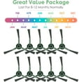 thumbnail image 2 of (10 Pack) Replacement Side Brush Compatible With iRobot Roomba Combo Essential Robot Vacuum and Mop Y0140, Robotic Vacuum Cleaner Side Brushes, Premium Nylon Side Brush Kit 10 Pieces, 2 of 7