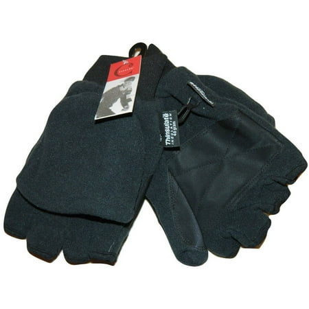 CT8427, Men's Micro Fleece Flip-Top Glove, 40 gm 3M Thinsulate Lined (One Size Fits Most)