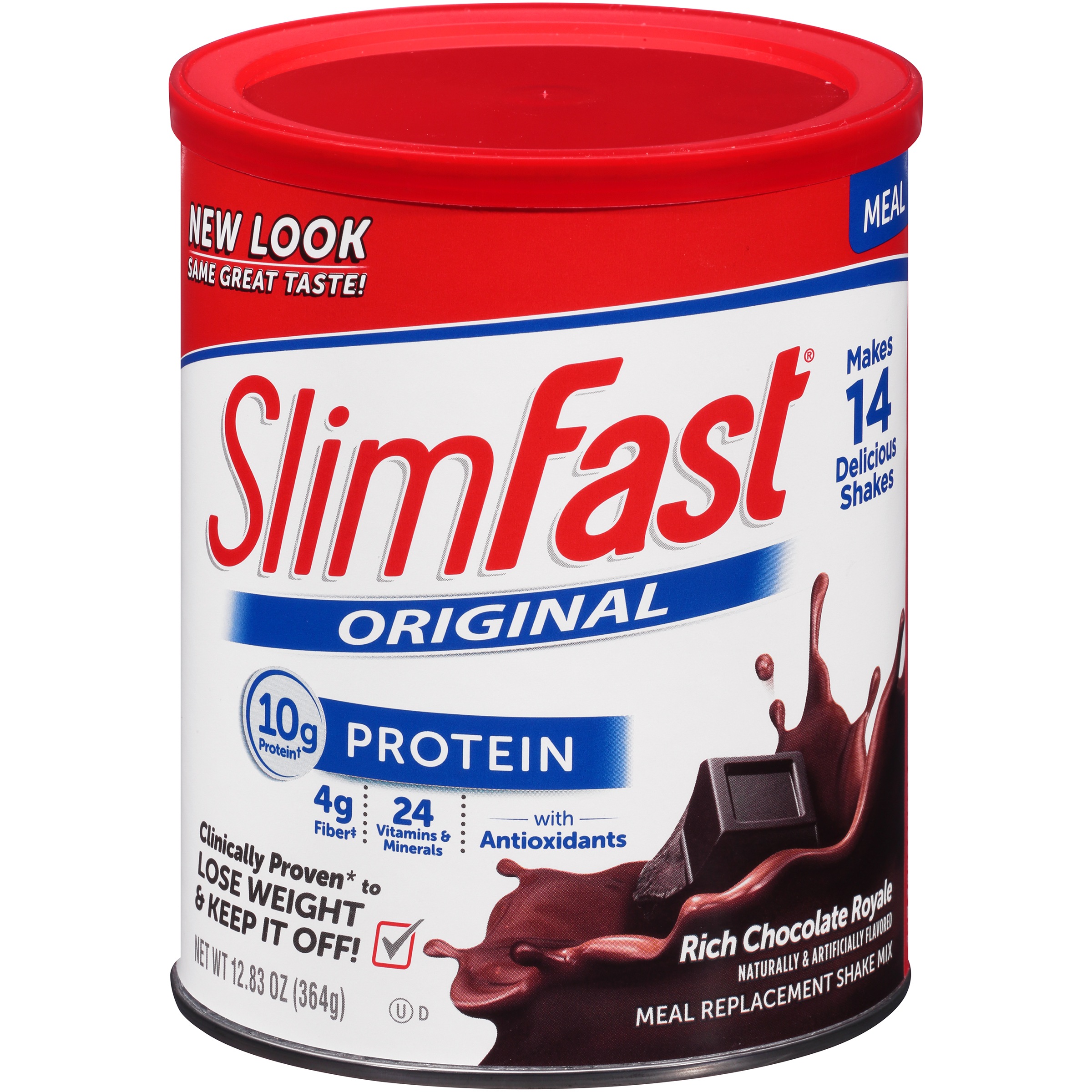 SlimFast Original Meal Replacement Shake Mix Rich Chocolate Royale, 12. ...