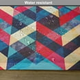 thumbnail image 6 of Ambesonne Chevron Place Mats Set of 4, Downward Parallel Lines, Standard Size, Multicolor, 6 of 6