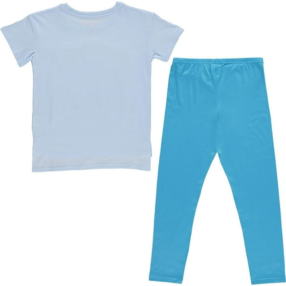 Disney The Little Mermaid Leggings Clothing Set, Ariel Short Sleeve T-Shirt and Leggings Set- Girls Sizes 4-16