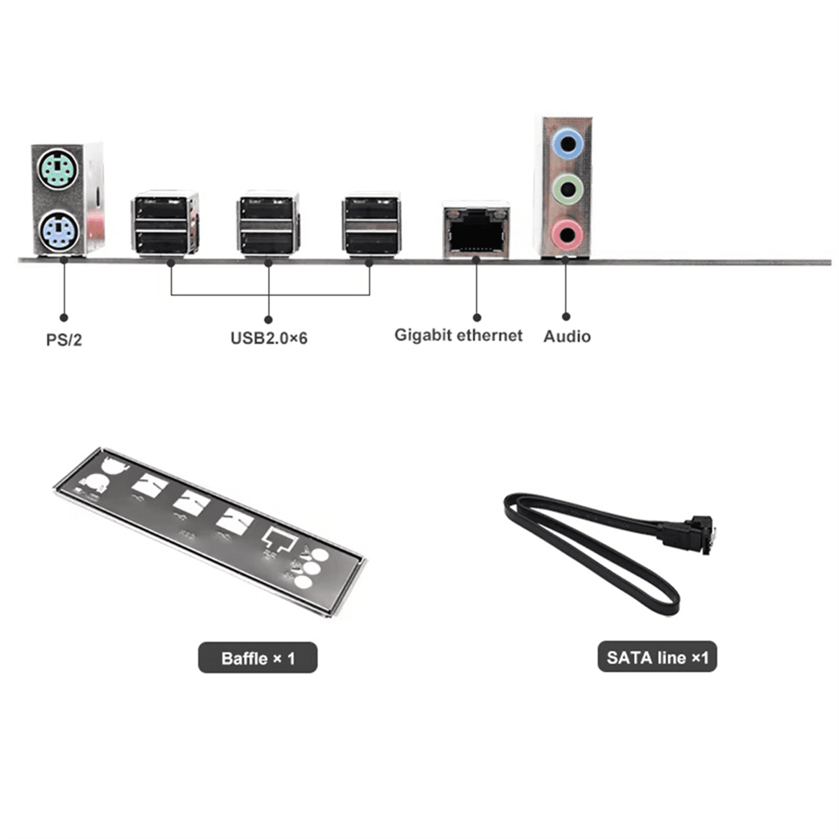 X99E Motherboard+E5 2666 V3 CPU+Thermal Grease Support 4 DDR4 RECC RAM Gigabit LAN Card PCIEX16 NVMe Desktop Motherboard